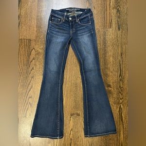 AE Boho Flare Jeans - size 2